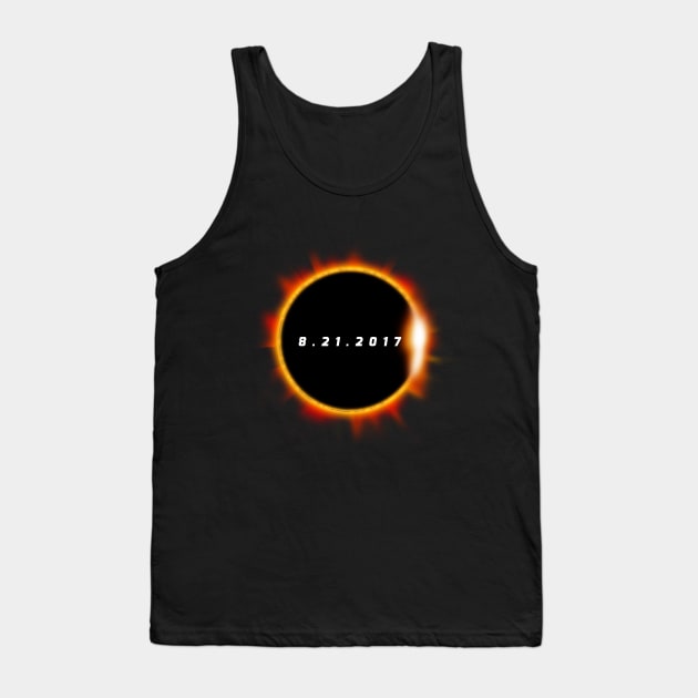 Total Solar Eclipse August 21 2017 Tank Top by vo_maria